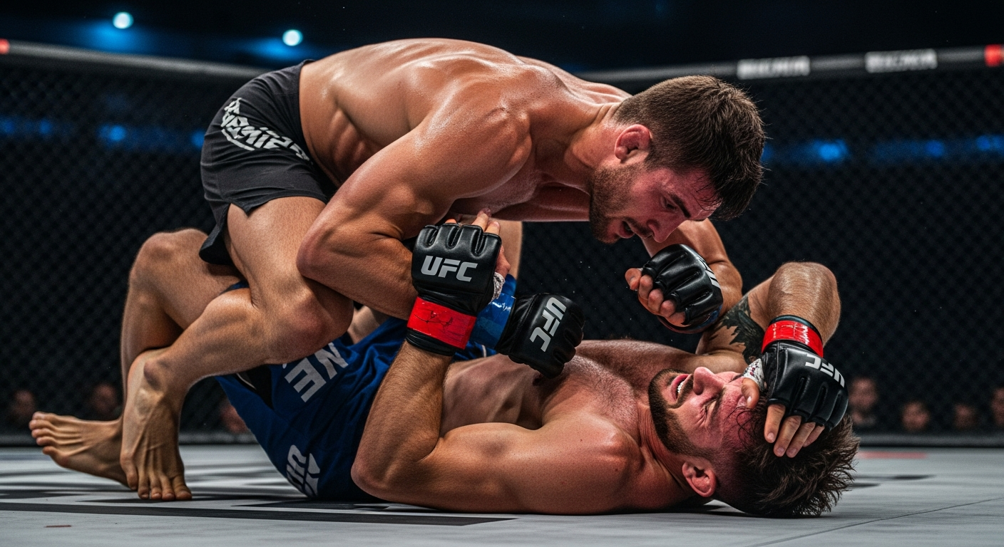Discover the evolution of Ground-and-Pound in MMA. From Mark Coleman's power to Khabib's control, learn the history and technique of this devastating tactic.